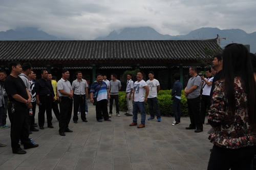 （图片1）禄劝县禁毒委一行到铜都街道交流学习