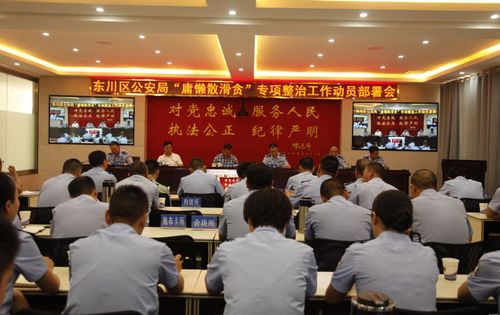 东川区公安局召开“庸懒散滑贪”专项整治动员部署会5