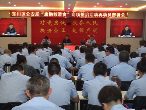 东川区公安局召开“庸懒散滑贪”专项整治再动员部署会2