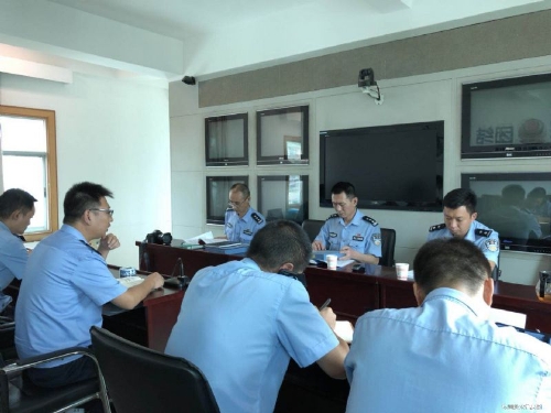 王波政委带队到基层派出所检查指导从严治党从严治警工作3