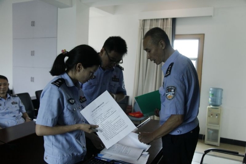 王波政委带队到基层派出所检查指导从严治党从严治警工作4