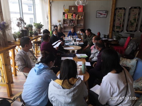 红土地镇组织开展网格员第二季度培训会2020.4.10图片