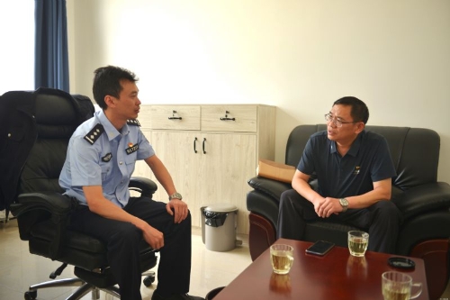 区公安局党委副书记周荣到阿旺派出所调研指导工作
