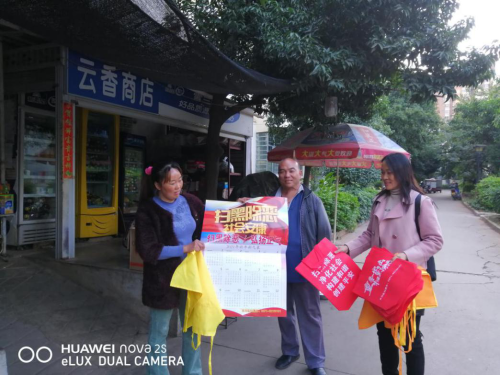 图片2铜都街道开展元旦节前扫黑除恶暨平安创建宣传活动