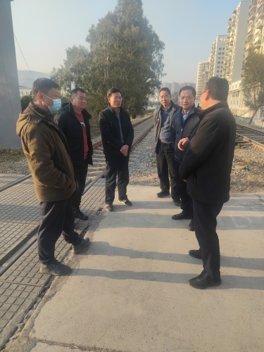 2021年省、市护路领导检查指导东川护路工作1