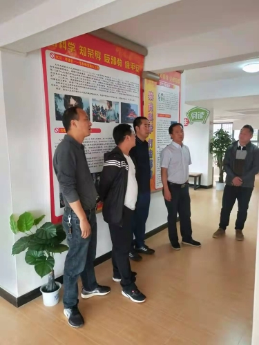区委政法委检查移民新区反邪教警示教育基地8