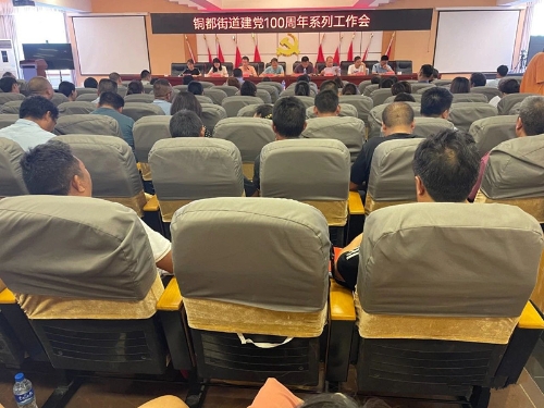 铜都街道召开建党100周年系列工作会议