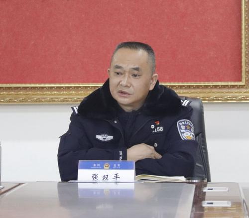 区公安局张双平同志调研指导指挥中心工作