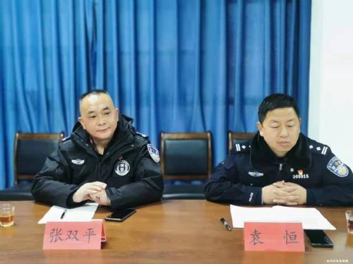 区公安局主要领导到因民镇调研指导元旦安保维稳工作